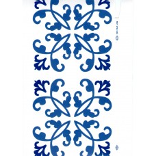 Ref. 78957 - Decalque arabesco azul