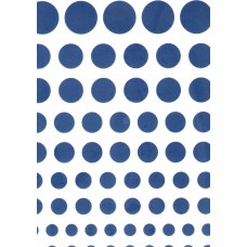 Ref. 79161 - Decalque bolas azul marinho