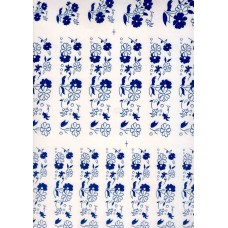 Ref. 79187 - Decalque flor azul marinho