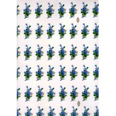 Ref. 79214 - Decalque flor azul grande