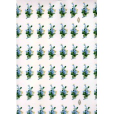 Ref. 79216 - Decalque flor azul claro grande