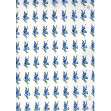 Ref. 79230 - Decalque flor azul média