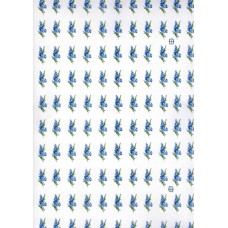 Ref. 79234 - Decalque flor azul pequena
