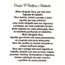 Ref. 60062 -  DECQ.ORAÇÃO P/PURIFICAR AMBIENTE