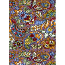 Ref. 78756 - Decalque estampado fundo lilás 
