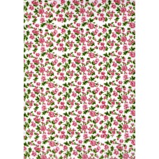 Ref. 78823 - Decalque chapado floral rosa