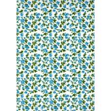 Ref. 78824 - Decalque chapado floral azul claro