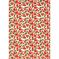 Ref. 78828 - Decalque chapado floral laranja