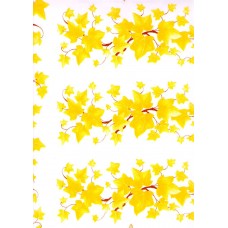 Ref. 78889 - Decalque folhas amarelas