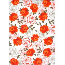 Ref. 78915 - Decalque floral laranja