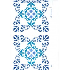 Ref. 78955 - Decalque arabesco azul