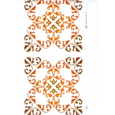 Ref. 78956 - Decalque arabesco marrom