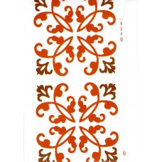 Ref. 78959 - Decalque arabesco marrom