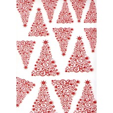 Ref. 78962 - Decalque árvore de natal vermelha