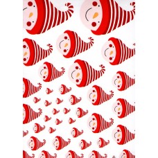 Ref. 78967 - Decalque Boneco de neve vermelho