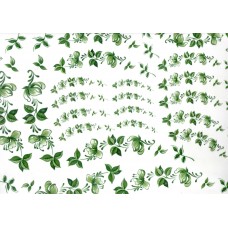Ref. 79054 - Decalque arabesco floral verde