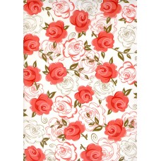Ref. 79066 - Decalque folha floral salmão