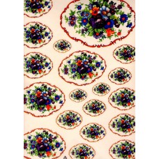 Ref. 79108 - Decalque arabesco flor lilás