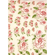 Ref. 79124 - Decalque rosa vermelha reta
