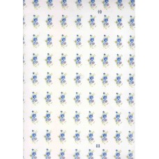 Ref. 79192 - Decalque flor azul