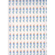 Ref. 79194 - Decalque flor azul