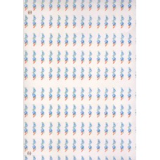 Ref. 79196 - Decalque flor azul (mini)