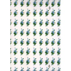 Ref. 79211 - Decalque flor azul claro média