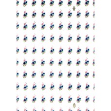 Ref. 79246 - Decalque margarida azul claro