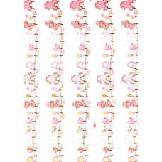 Ref. 79265 - Decalque varal infantil rosa