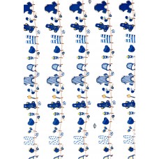 Ref. 79267 - Decalque varal infantil azul escuro