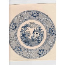 Ref. 78717 - Decalque paisagem azul grande