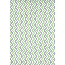 Ref. 78688 - Decalque Chevron verde com cinza