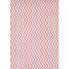 Ref. 78689 - Decalque Chevron laranja com cinza