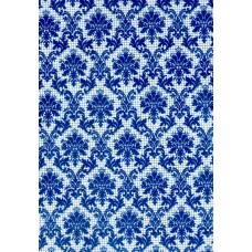 Ref. 79350 - Decalque arabesco azul marinho